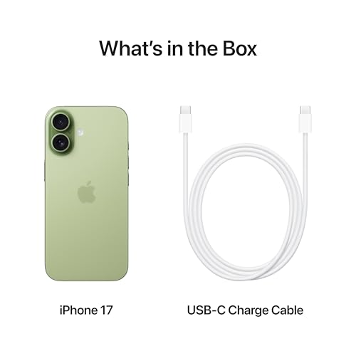 Apple iPhone 17 256 GB: 6.3-inch Display with ProMotion, A19 Chip - Sage 512 GB 512 GB