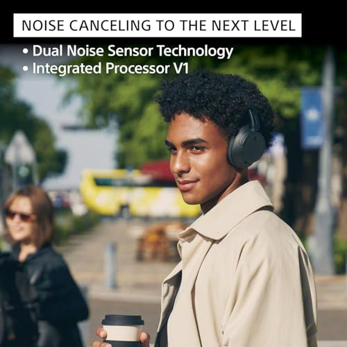 Sony WH-CH720N Wireless Noise Cancelling Headphones, 35 hours battery life, Clearer hands-free calling, Multipoint Connection, Blue, UAE Version - 1-Year warranty