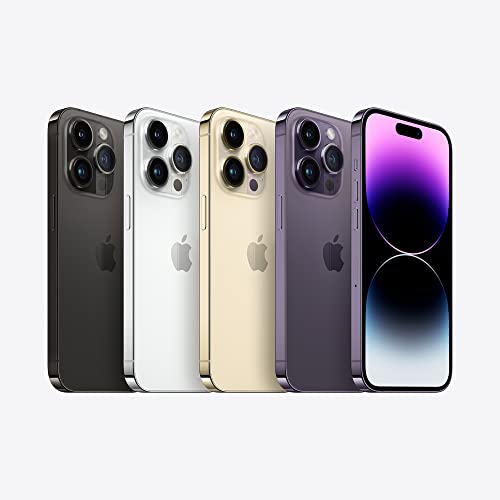 Apple (Refurbished) iPhone 14 Pro Max, 256GB, Gold - Dual eSIM (US Version) - Gold 256 GB 256 GB