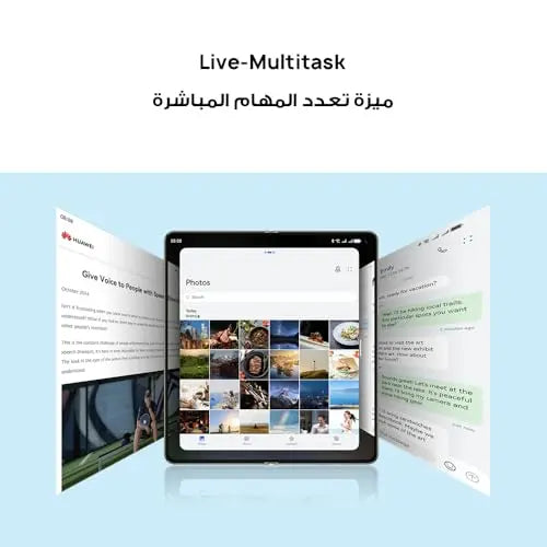 HUAWEI Mate X6 Foldable Smartphone, 12+512G, Ultra Slim & Durable, Ultra Chroma Camera, Kunlun Glass 2nd Gen, HUAWEI X-True Display, Live-Multitask, Black
