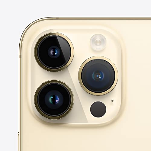 Apple (Refurbished) iPhone 14 Pro Max, 256GB, Gold - Dual eSIM (US Version) - Gold 256 GB 256 GB