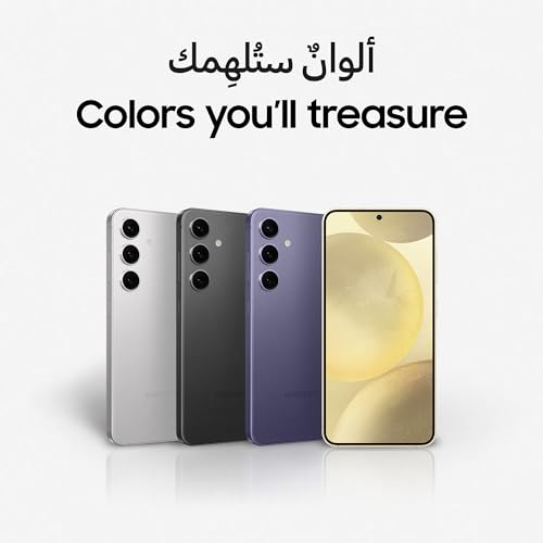 SAMSUNG (Renewed) Galaxy S24, 256GB, Black, 8GB RAM, Android Smartphone, 50MP Camera, (International Version)
