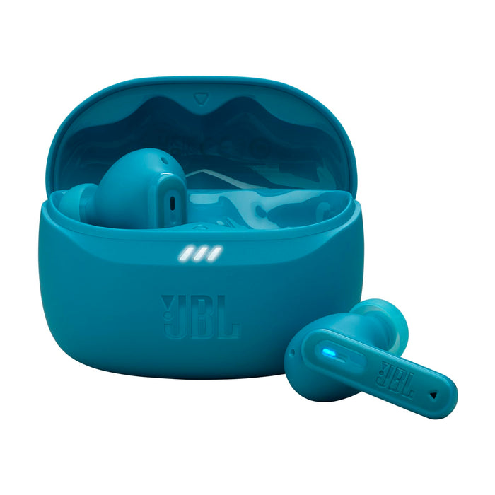 JBL Tune Beam 2 True Wireless Noise Cancelling Earbuds, Pure Bass Sound, Bluetooth 5.3, Smart Ambient, 6-Mics Technology, VoiceAware, 48H Battery, Water and Dust Resistant - JBLTBEAM2GMAE, Purple | Bluetooth 5.3, Up to 48 Hours of Autonomy