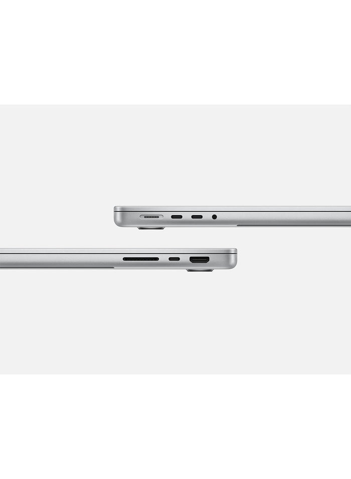 MacBook Pro MCX14 Liquid XDR Retina 14-Inch Display, M4 Chip 10-Core CPU 10-Core GPU Processor/24GB RAM/1TB SSD/macOS English/Arabic Silver
