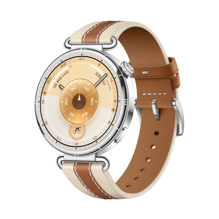 HUAWEI WATCH GT 6 Smart Watch, 41mm, upto 21 days battery life, GPS Smart Watches with 100+ Sports Mode, Cycling, iOS & Android Compatible, Emotional Wellbeing, Health Monitoring, Gold Visit the HUAWEI Store