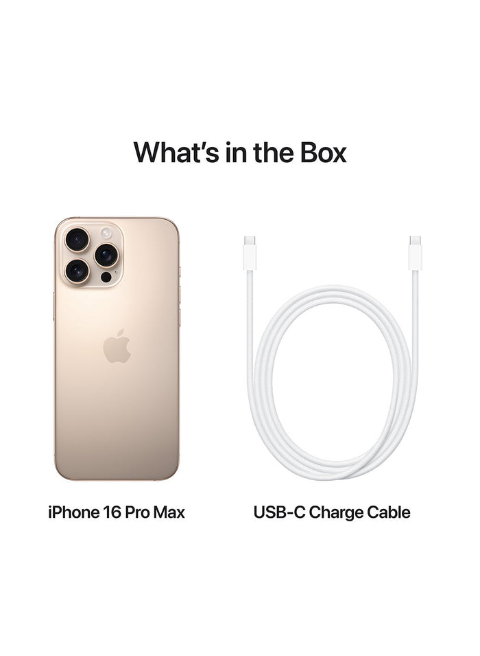 iPhone 16 Pro Max 256GB Desert Titanium 5G With FaceTime - International Version