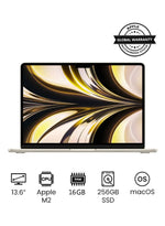 MacBook Air MC7X4 | 13.6 Inch Display | Apple M2 Chip | 8-Core CPU 8-Core GPU | 16GB RAM | 256GB SSD | macOS | English Keyboard | International Version | English Midnight APPLE