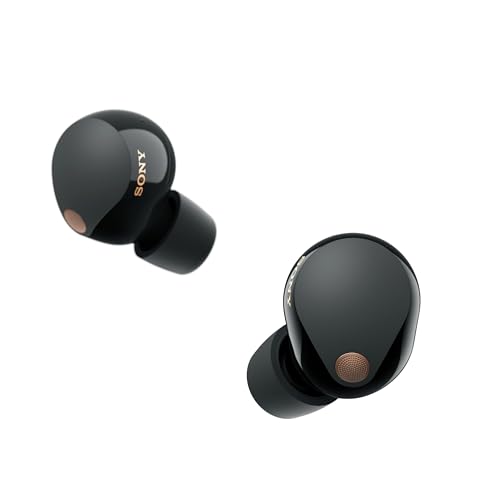 Sony WF-1000XM5 The Best Truly Wireless Noise Cancelling Earbuds, Hi-Res Audio, 24 hours battery life, Multipoint Connection, IPX4 Water Resistance, Black, UAE Version - 1-Year warranty