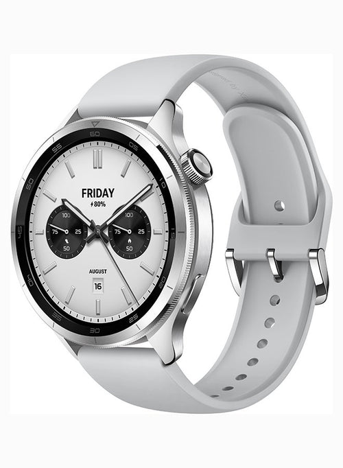 Watch S4 Smartwatch 1.43-inch AMOLED Display, Long Battery Life, Bluetooth Calling, Noise Reduction, Advanced Health Detection, 15 Days Battery Life - Silver
