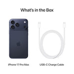 Apple iPhone 17 Pro Max 256 GB: 6.9-inch Display with ProMotion - Deep Blue 2 TB 2 TB