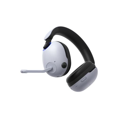 Sony INZONE H9 Wireless Noise Cancelling Gaming Headset, 360 Spatial Sound for Gaming, 32 hours battery life, Boom microphone, Bluetooth/Low delay 2.4GHz connection, For PC/PS5/Mobile, WH-G900N, White