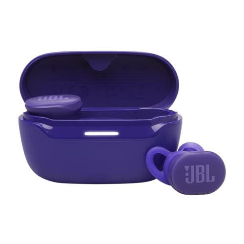 JBL Endurance Race 2, True Wireless Bluetooth Earbuds, 48 hrs Battery, IP68 Water and Dust Resistance, Noise Cancellation, Pure Bass Sound, Smart Ambient, Sports Modes, Purple - JBLENDURACE2PUR