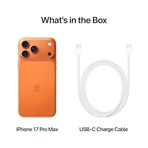 Apple iPhone 17 Pro Max 256 GB: 6.9-inch Display with ProMotion - Cosmic Orange 1 TB 1 TB