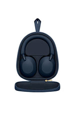 Sony WH 1000XM5 Noise Cancelling Wireless Headphones 30 hours battery life Over ear style Optimised for Alexa and the Google Assistant with built in mic, Midnight Blue, UAE Version - 1-Year warranty