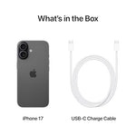 Apple iPhone 17 256 GB: 6.3-inch Display with ProMotion, A19 Chip - Black 256 GB 256 GB