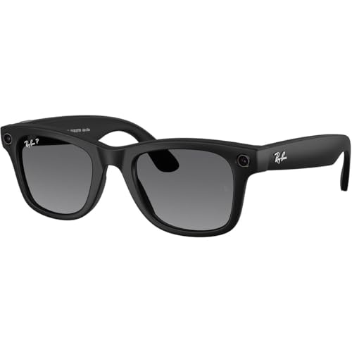 Ray-Ban | Meta Wayfarer (Gen 2) - Matte Black, Polarized Gradient Graphite lenses
