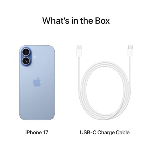 Apple iPhone 17 256 GB: 6.3-inch Display with ProMotion, A19 Chip - Mist Blue 256 GB 256 GB