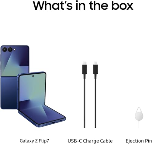 SAMSUNG Galaxy Z Flip 7 Dual SIM Blue Shadow 12GB 256GB 5G - International Version - Blue Shadow 256 GB