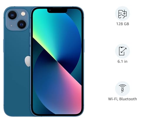 Apple (Refurbished) iPhone 13 (256GB) - Pink - Blue 128 GB 128 GB