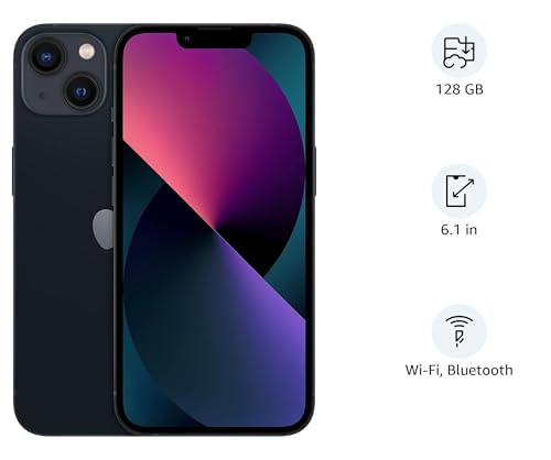 Apple (Refurbished) iPhone 13 (256GB) - Pink - Midnight 128 GB 128 GB