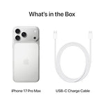 Apple iPhone 17 Pro Max 256 GB: 6.9-inch Display with ProMotion - Silver 1 TB 1 TB