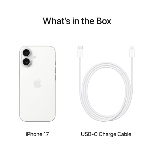 Apple iPhone 17 256 GB: 6.3-inch Display with ProMotion, A19 Chip - White 256 GB 256 GB