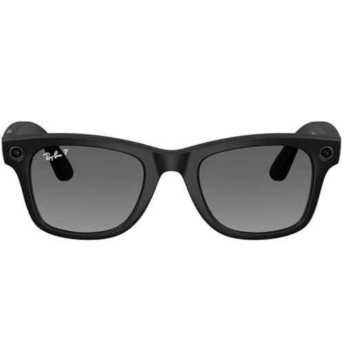 Ray-Ban | Meta Wayfarer (Gen 2) - Matte Black, Polarized Gradient Graphite lenses