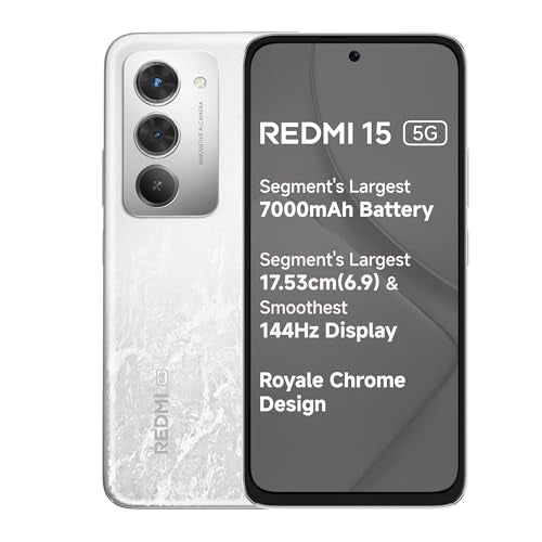 Xiaomi Redmi 15 5G - White 6+128 GB