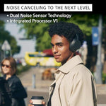 Sony WH-CH720N Wireless Noise Cancelling Headphones, 35 hours battery life, Clearer hands-free calling, Multipoint Connection, Blue, UAE Version - 1-Year warranty
