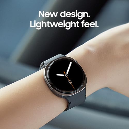 Samsung Galaxy Watch 8 (2025) 40mm Bluetooth Smartwatch, Cushion Design, Fitness Tracker, Sleep Coaching, Running Coach, Energy Score, Heart Rate Tracking, Graphite [US Version, 2 Yr Warranty]