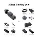 DJI Osmo Pocket 3 Creator Combo, Vlogging Camera with 1'' CMOS & 4K/120fps Video, 3-Axis Stabilization, Face/Object Tracking, Mic Included for Clear Sound, UAE Version with Official Warranty Support