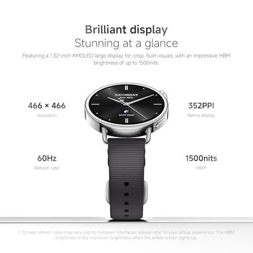 Xiaomi Watch S4 41mm, ultra-lightweight 32g body, Menstrual Cycle Prediction, 150+ sports modes, Safety Guardian Features, Xiaomi HyperOS 3, Fluororubber Strap(Mint Green)