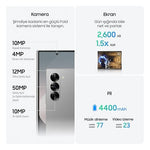 SAMSUNG Galaxy Z Fold6, 12GB RAM, 256GB - Silver Shadow 256 GB