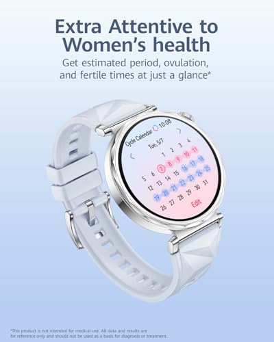HUAWEI WATCH GT5 41mm Smartwatch, upto7 Days Battery Life,Sharp-Edged Design Watch, Health Tracking, iOS & Android Compatible, Blue