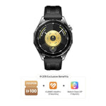 HUAWEI WATCH GT 6 Smart Watch, 46mm, upto 21 days battery life, GPS Smart Watches with 100+ Sports Mode, Cycling, iOS & Android Compatible, Emotional Wellbeing, Health Monitoring, Black