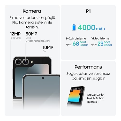 Samsung Galaxy Z Flip6 - Silver Shadow