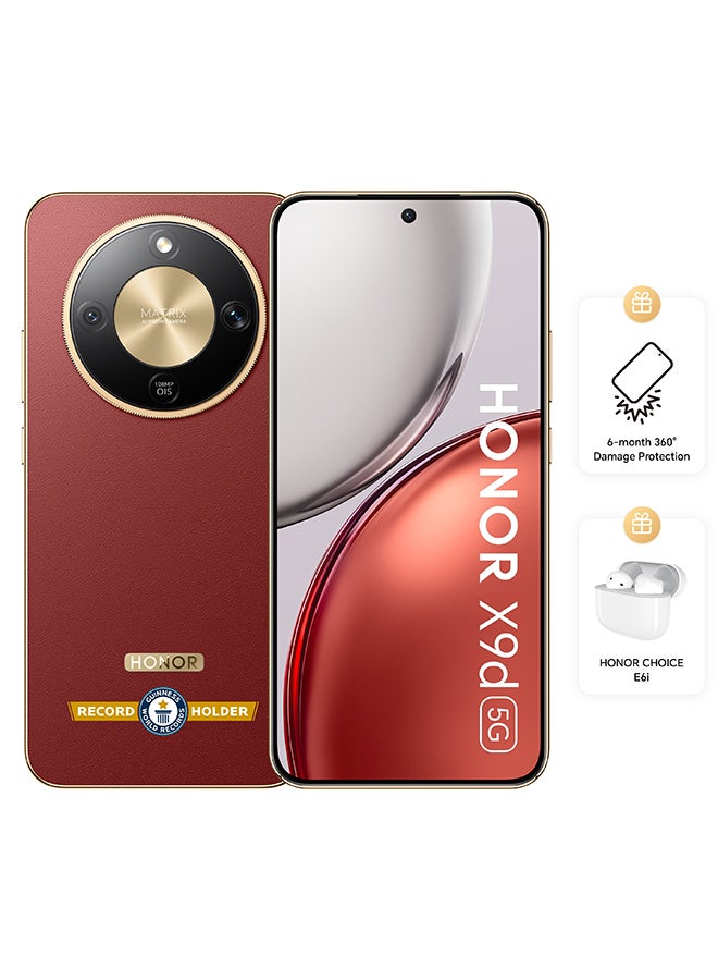 Honor X9d 5G Reddish Brown smartphone