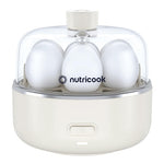 NutriCook Rapid Egg Cooker: 7 Egg Capacity Electric Egg Cooker for Boiled Eggs, Poached Eggs, Scrambled Eggs, or Omelettes with Auto Shut Off Feature - Silver Visit the Nutricook Store