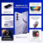 Xiaomi Redmi 15 5G - Purple 6+128 GB