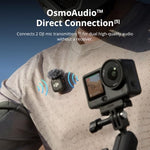 DJI Osmo Action 6 Enhanced Combo, Action Camera with 1/1.1″ Square Sensor, Variable Aperture of f/2.0–f/4.0, Extended Battery Life with 2 Batteries, Action Camera 8K for Extended Outdoor Filming