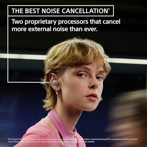 Sony WF-1000XM5 The Best Truly Wireless Noise Cancelling Earbuds, Hi-Res Audio, 24 hours battery life, Multipoint Connection, IPX4 Water Resistance, Black, UAE Version - 1-Year warranty