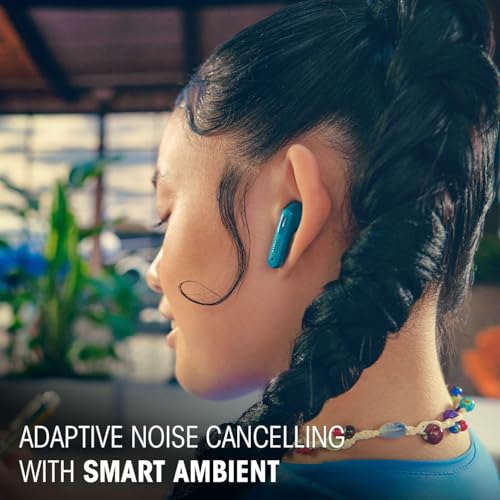 JBL Tune Beam 2 True Wireless Noise Cancelling Earbuds, Pure Bass Sound, Bluetooth 5.3, Smart Ambient, 6-Mics Technology, VoiceAware, 48H Battery, Water and Dust Resistant - JBLTBEAM2GMAE, Purple | Bluetooth 5.3, Up to 48 Hours of Autonomy