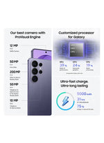 Galaxy S26 Ultra Dual SIM Cobalt Violet 12GB RAM 256GB 5G - Middle East Version