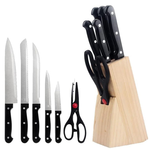 7-Piece Stainless Steel Knife Set