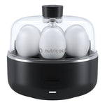NutriCook Rapid Egg Cooker: 7 Egg Capacity Electric Egg Cooker for Boiled Eggs, Poached Eggs, Scrambled Eggs, or Omelettes with Auto Shut Off Feature - Silver Visit the Nutricook Store
