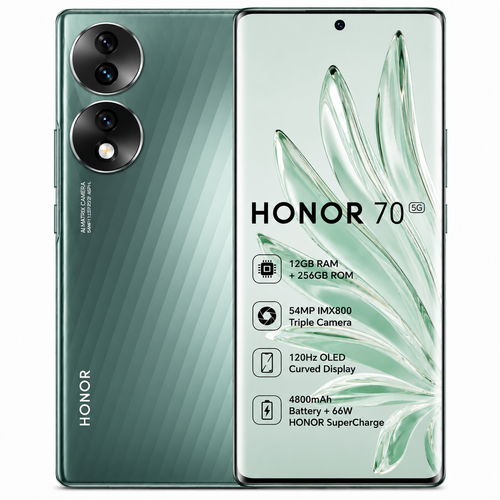 HONOR 70 5G Dual SIM Smartphone – 12GB RAM, 256GB Storage