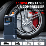 envomart 2-in-1 Jump Starter & Air Compressor - 16800mAh 600A Car Battery Booster with 150PSI Digital Tyre Inflator