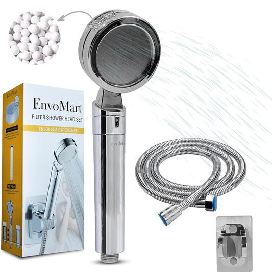 Stainless Steel Shower Set with 2 Filters