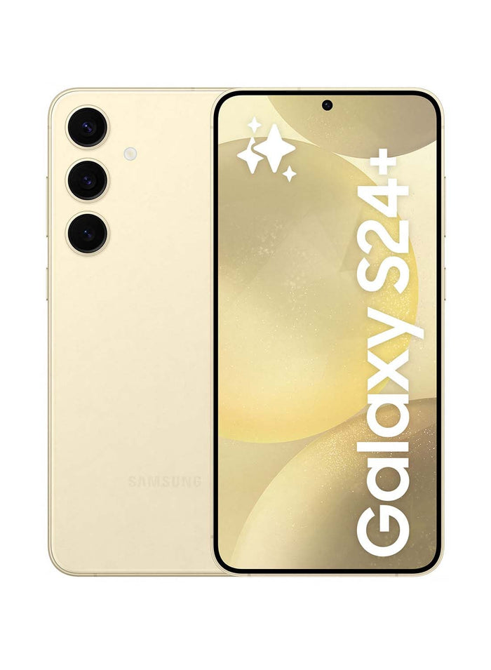 Samsung Galaxy S24+ Amber Yellow smartphone