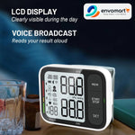 envomart BP monitor LCD display and voice broadcast
